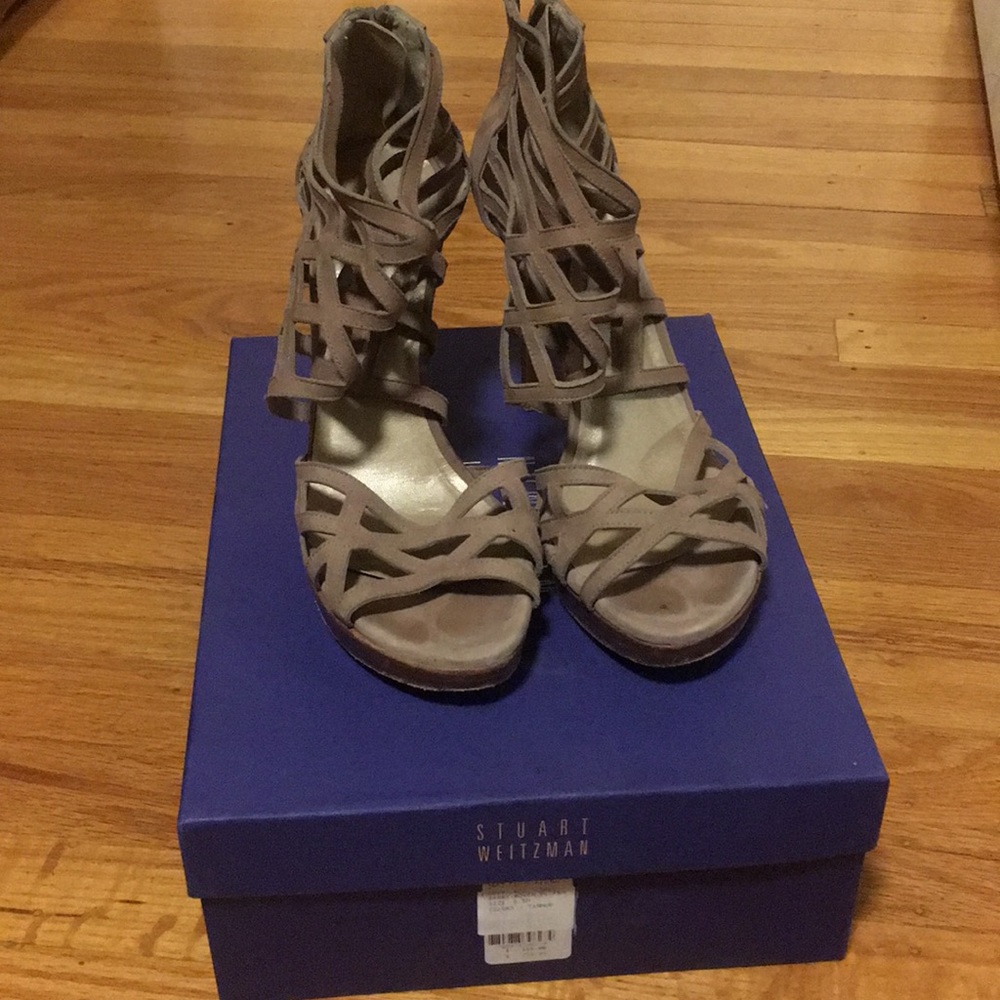 Stuart Weitzman Array Woven Platform - image 1